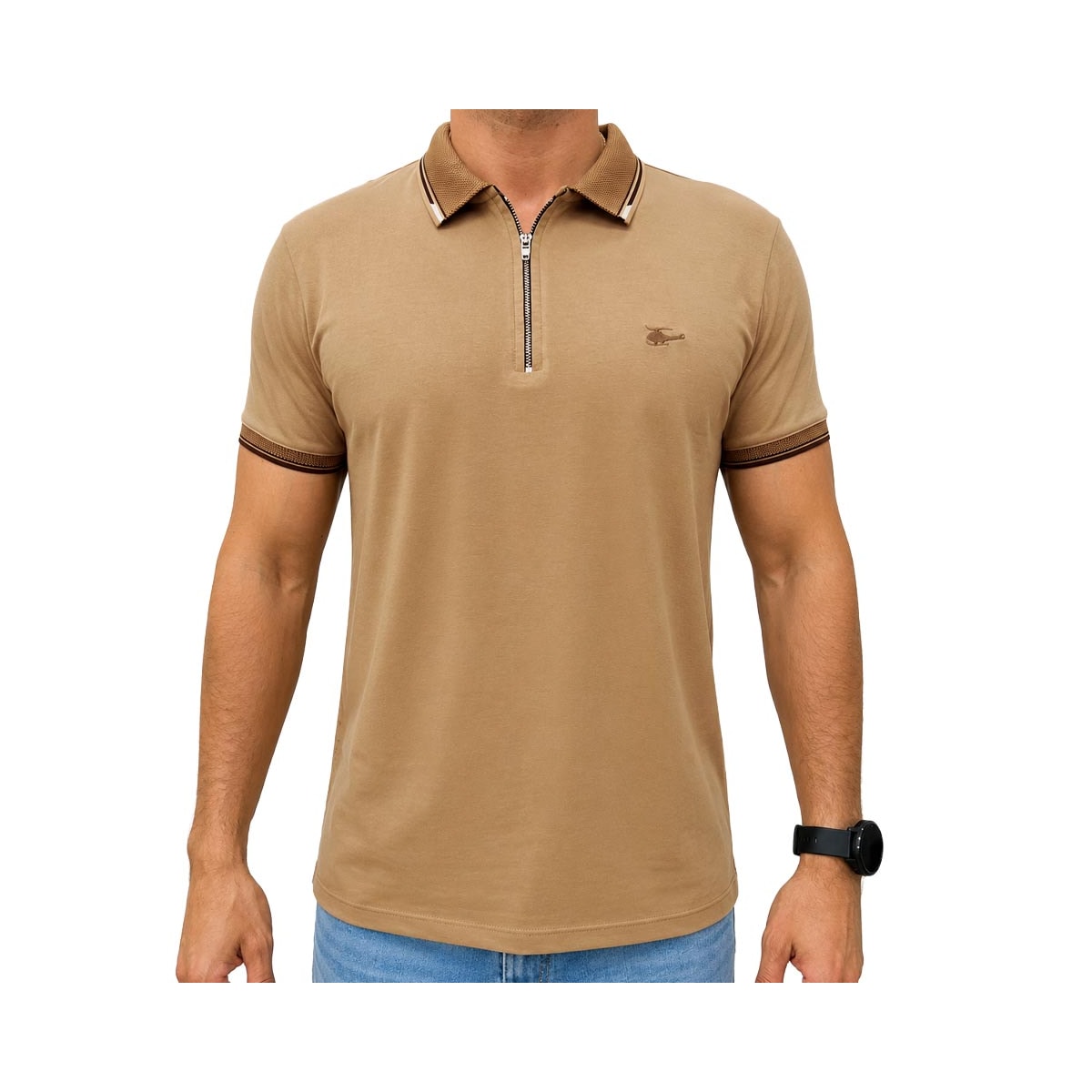Sallo Camisa Polo Sem Bolso 0015 Amber Sallo Camisa Polo Sem Bolso 0015 Amber