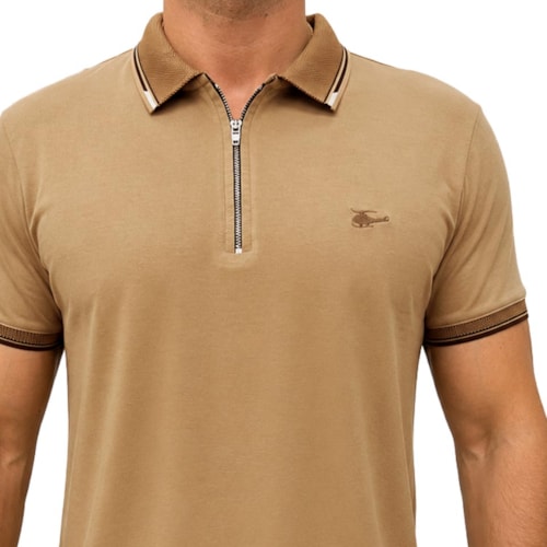 Detalhe - Sallo Camisa Polo Sem Bolso 0015 Amber