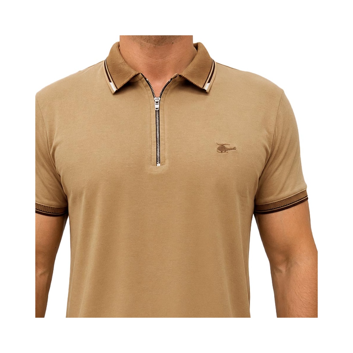 Sallo Camisa Polo Sem Bolso 0015 Amber Sallo Camisa Polo Sem Bolso 0015 Amber
