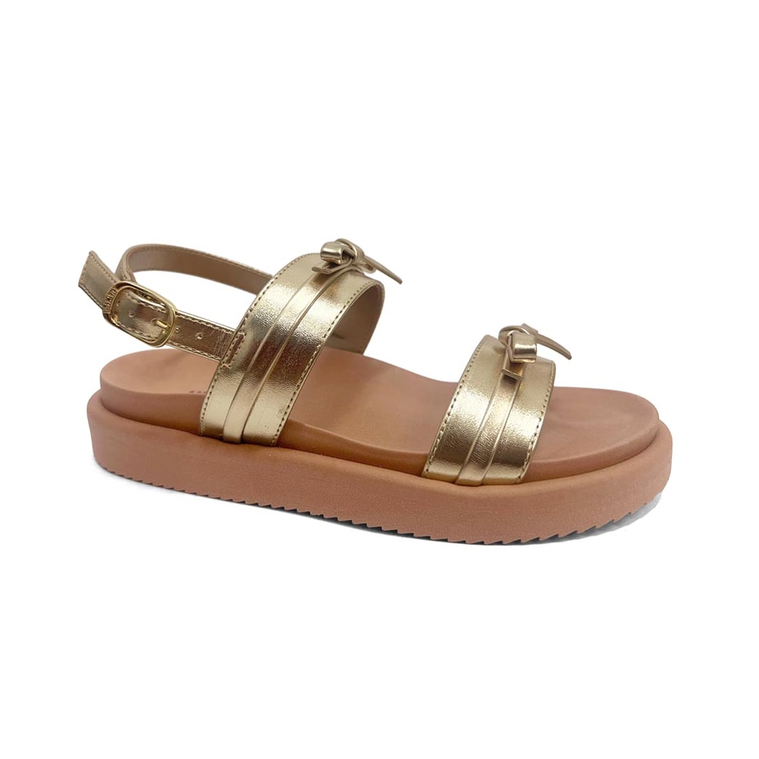 Sandália Anacapri Papete Birken C 30741 0006 Ouro Claro