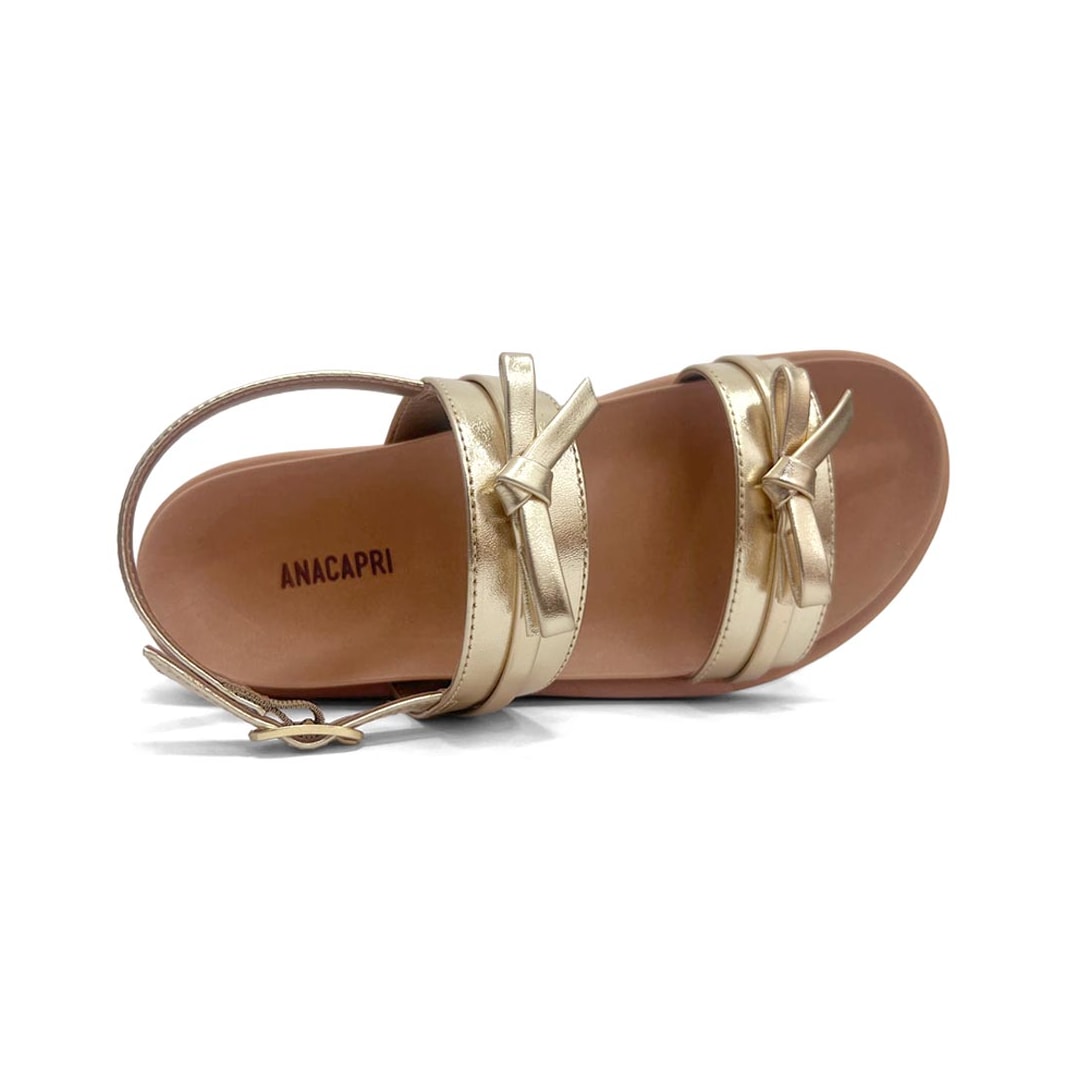 Sandália Anacapri Papete Birken C 30741 0006 Ouro Claro