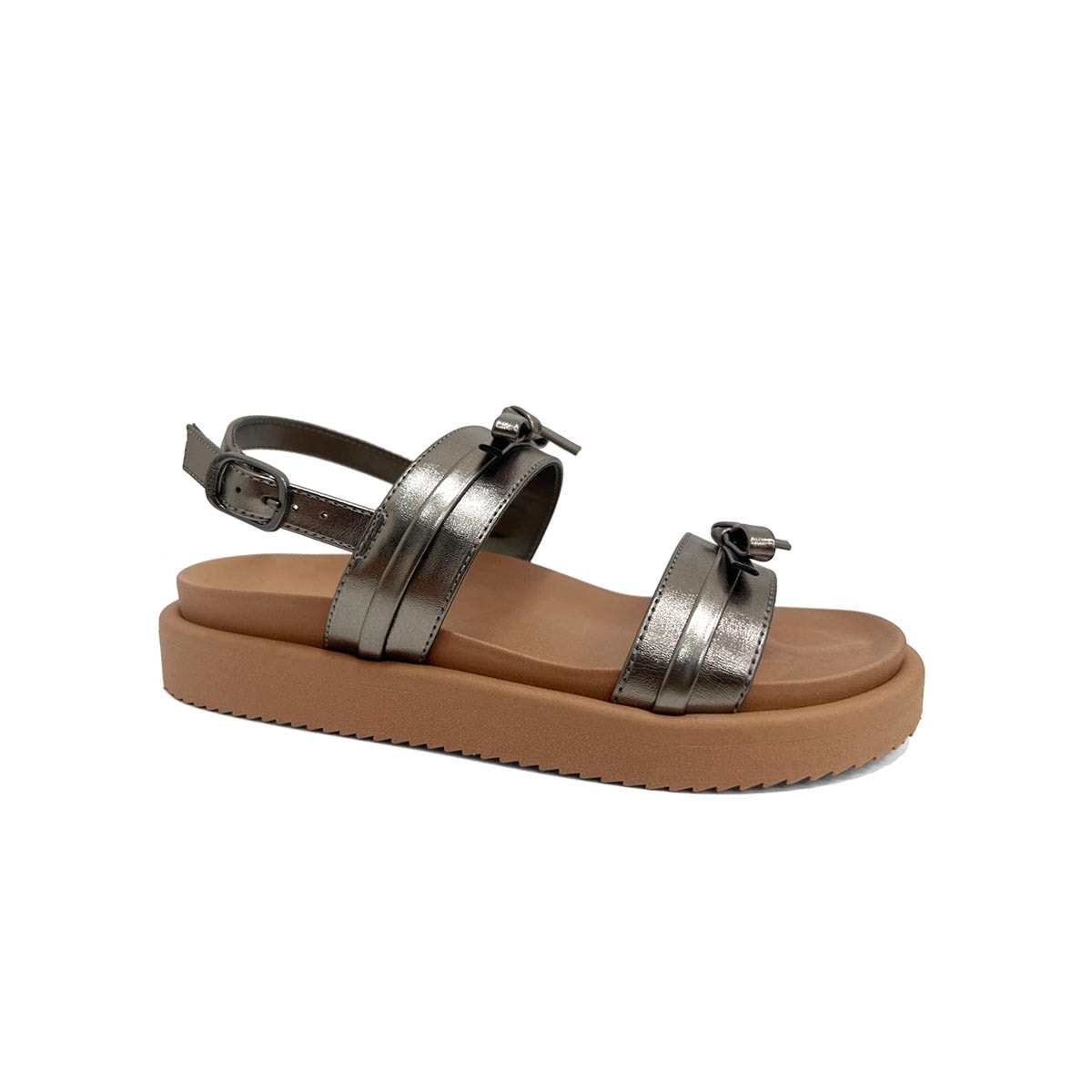 Sandália Anacapri Papete Birken C 30741 0006 Prata Velho Sandália Anacapri Papete Birken C 30741 0006 Prata Velho