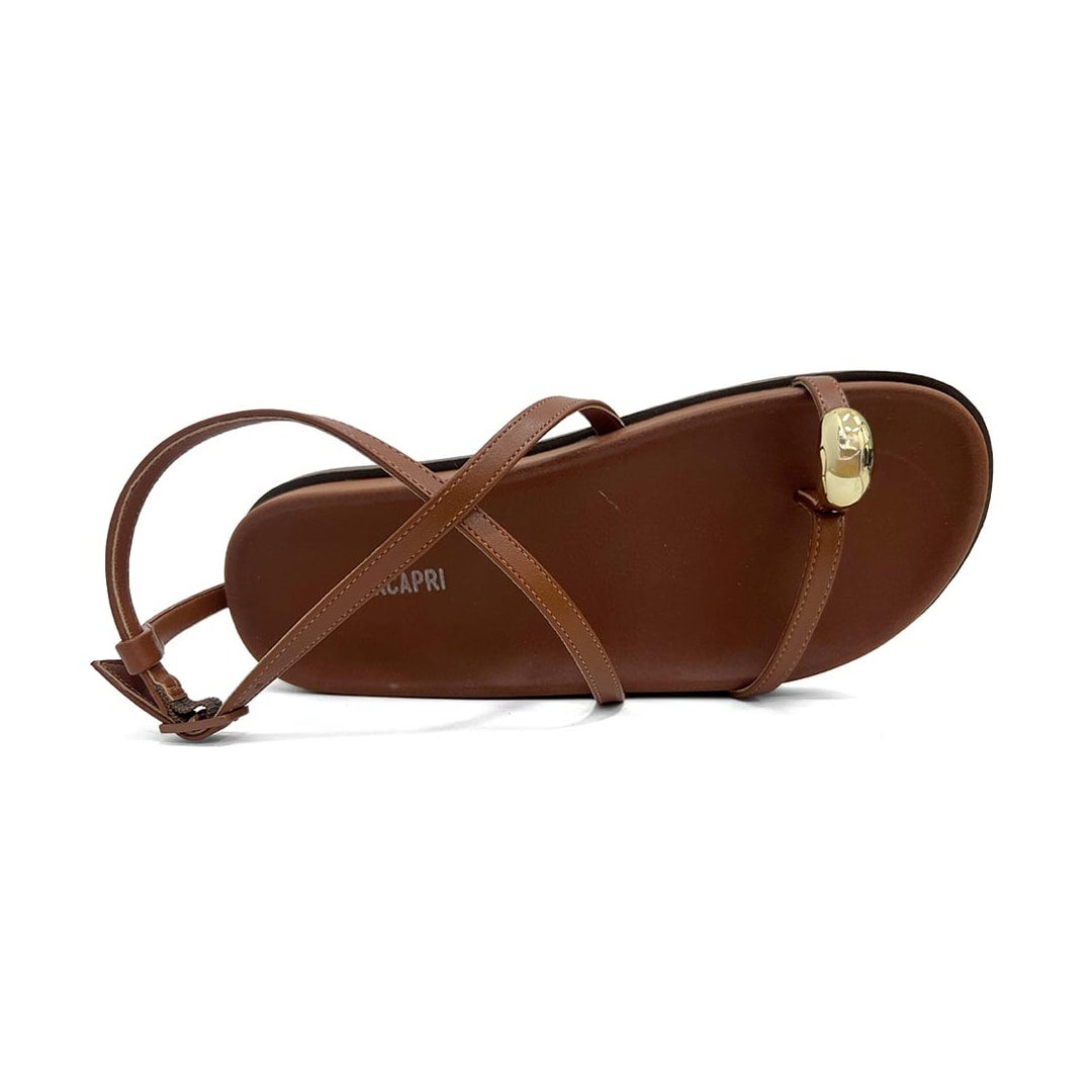 Sandália Anacapri Papete Birken C30638 0088 Macchiato