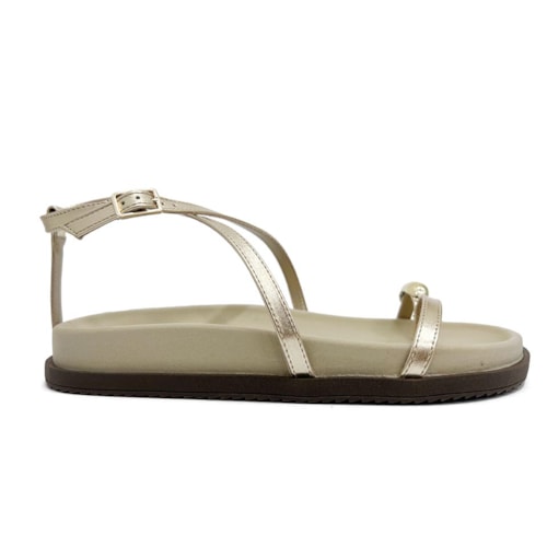 Detalhe - Sandália Anacapri Papete Birken C30638 0088 Metal Capri
