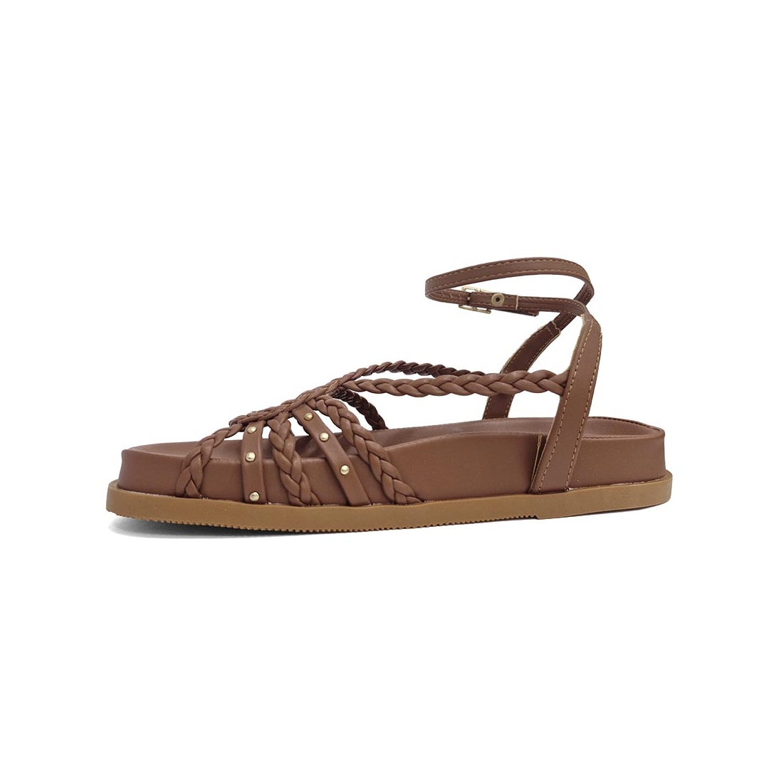 Sandália Anacapri Papete Flatform C30378 0031 Caramelo Sandália Anacapri Papete Flatform C30378 0031 Caramelo