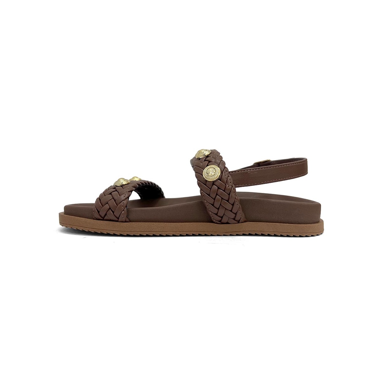 Sandália Anacapri Papete Flatform C30638 Marrom
