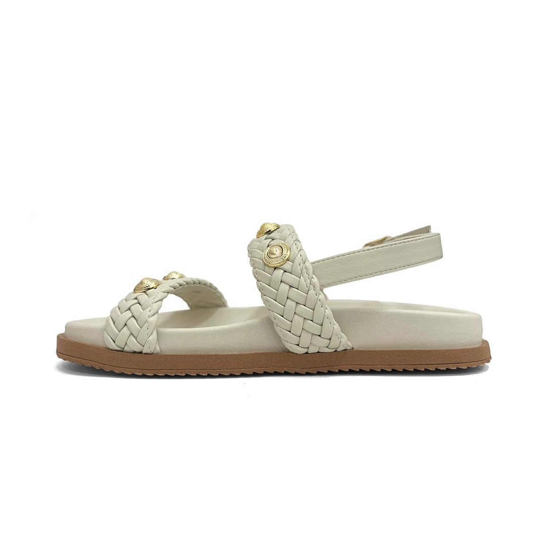 Sandália Anacapri Papete Flatform C30638 New White