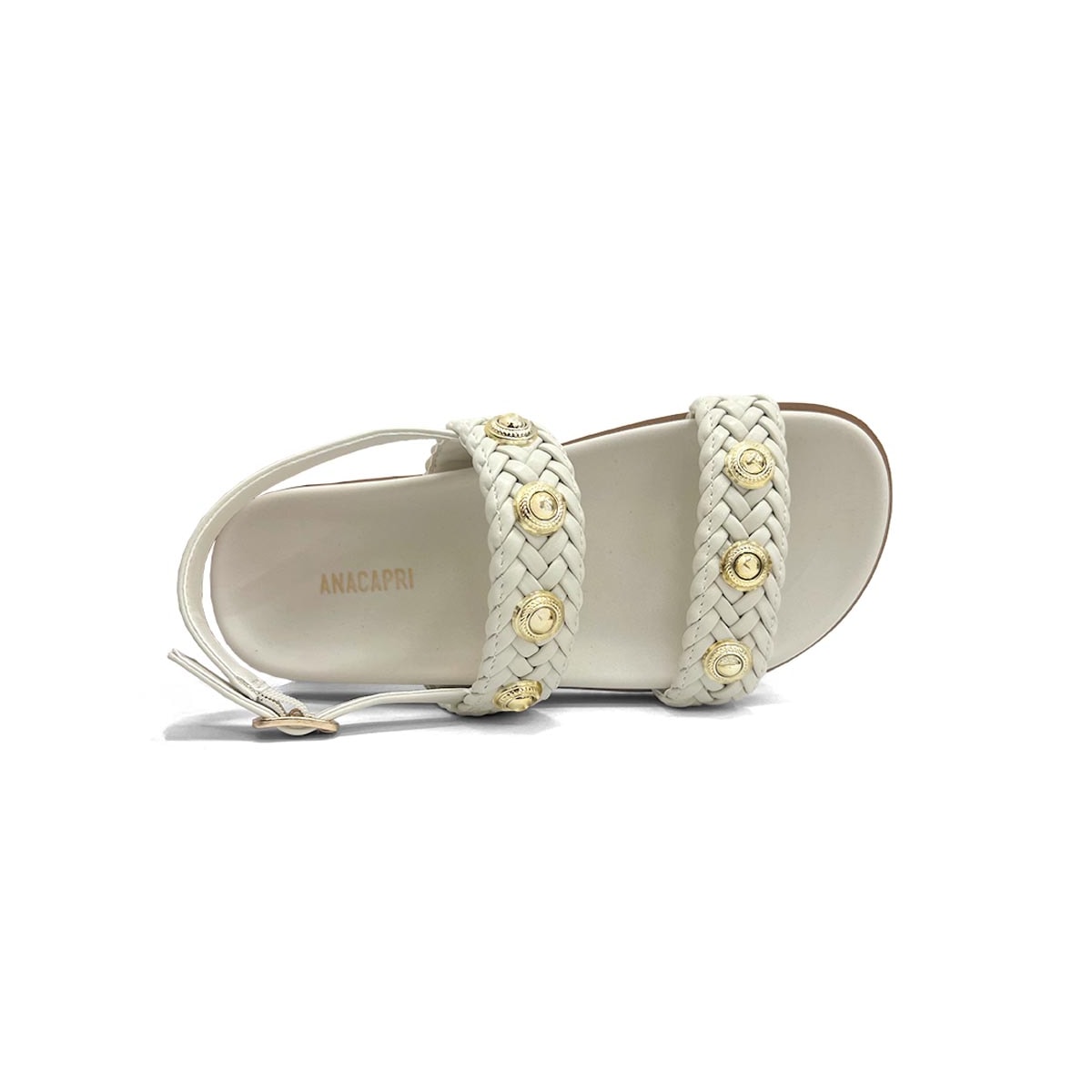 Sandália Anacapri Papete Flatform C30638 New White