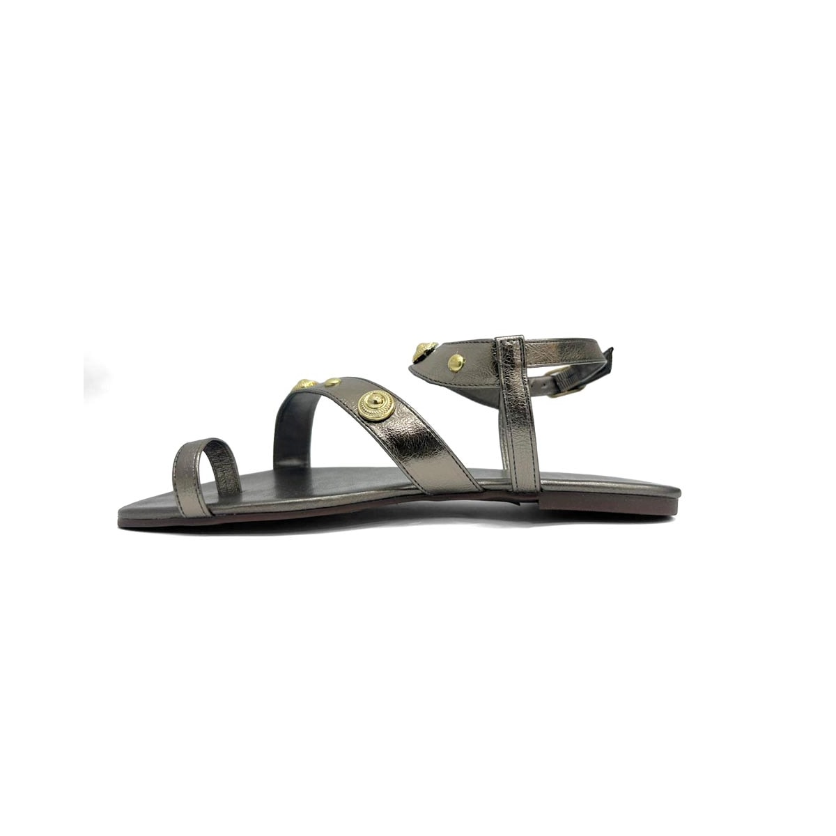 Sandália Anacapri Rasteira C 30294 Pewter Sandália Anacapri Rasteira C 30294 Pewter