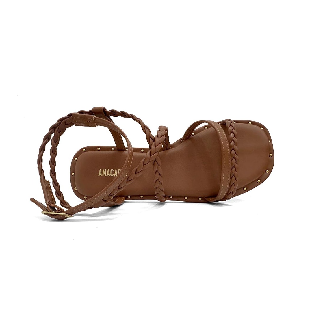 Sandália Anacapri Rasteira C30693 0003 Caramelo
