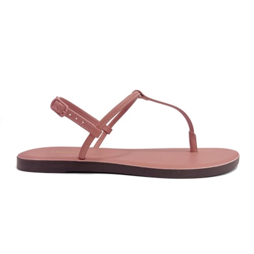 Detalhe - Sandália Anacapri Rasteira De Dedo C 30346 0009 Rosa