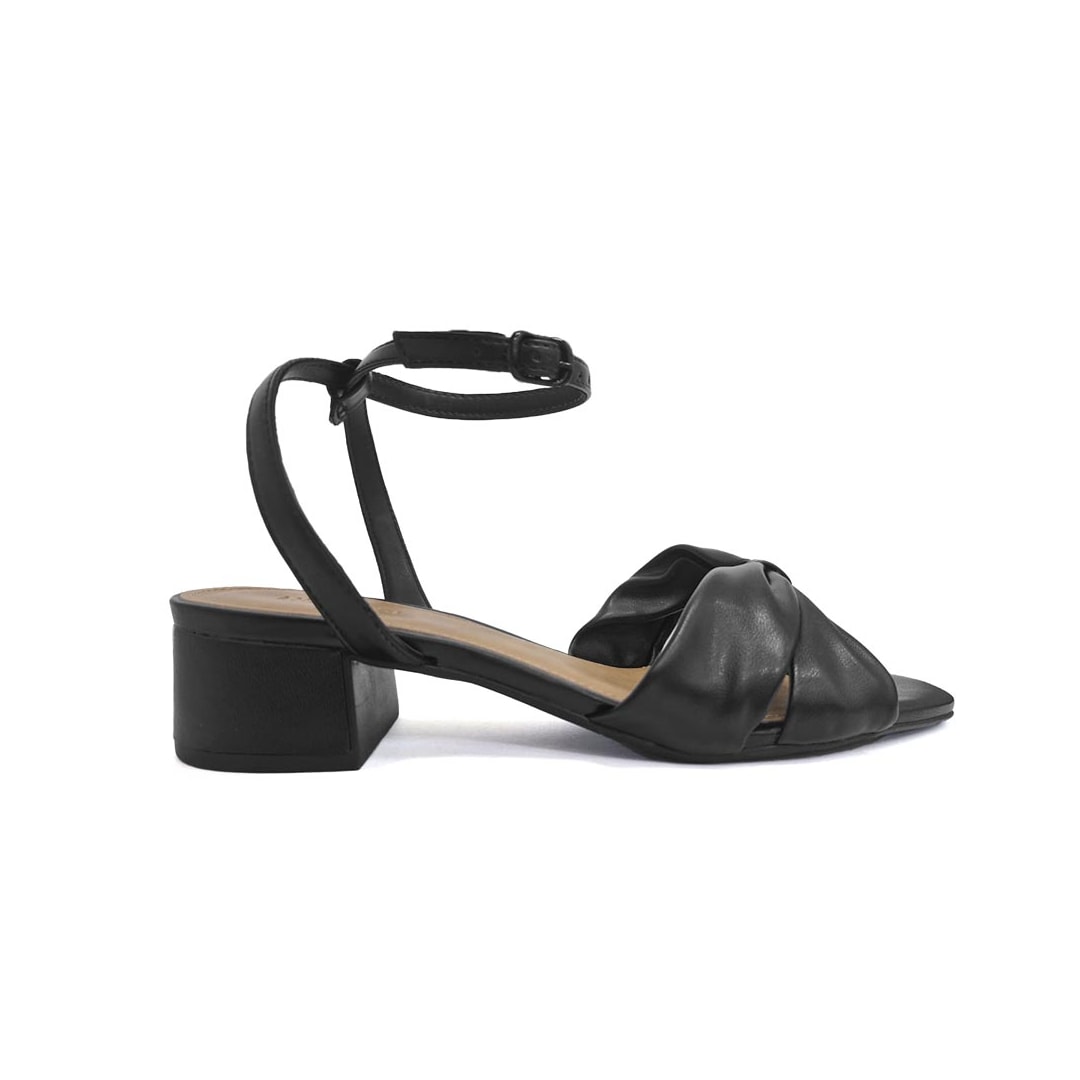 Sandália Anacapri Salto Bloco Baixo C30489 0083 Preto