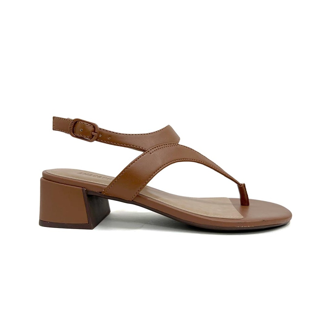 Sandália Anacapri Salto Bloco C30688 0029 Cuoio Sandália Anacapri Salto Bloco C30688 0029 Cuoio
