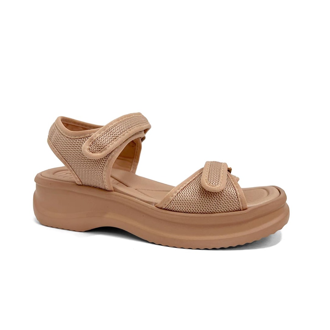 Sandália Azaleia Papete De Tecido Vera Soft Marrom Make