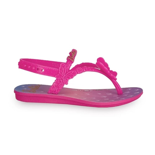 Detalhe - Sandália Barbie Casa Na Arvore 22862 Grendene Rosa/Lilas