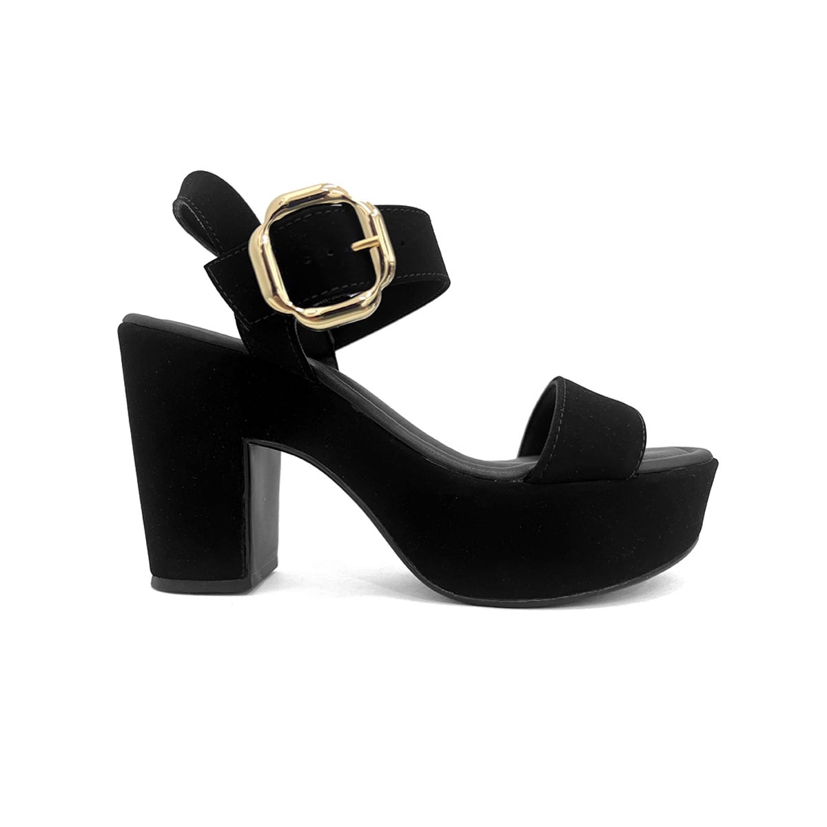 Sandália Bebecê Meia Pata Salto Bloco T5118-148 Preto Sandália Bebecê Meia Pata Salto Bloco T5118-148 Preto