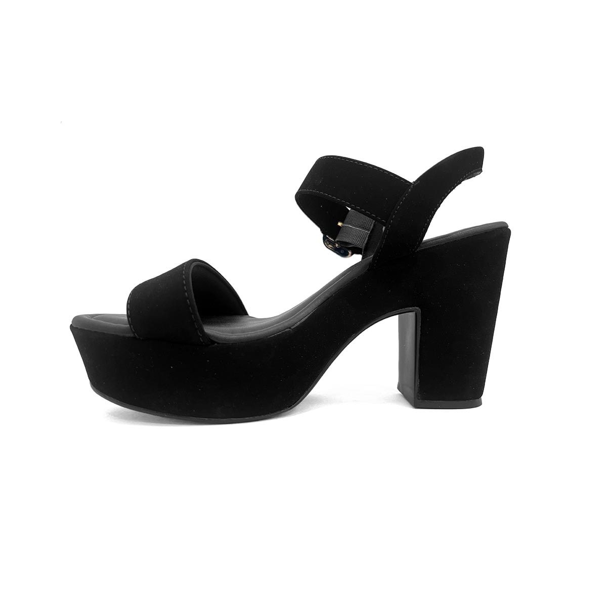 Sandália Bebecê Meia Pata Salto Bloco T5118-148 Preto Sandália Bebecê Meia Pata Salto Bloco T5118-148 Preto