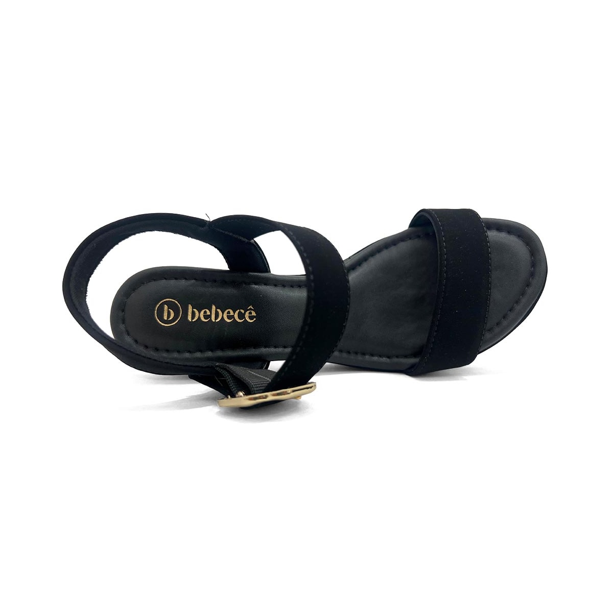 Sandália Bebecê Meia Pata Salto Bloco T5118-148 Preto