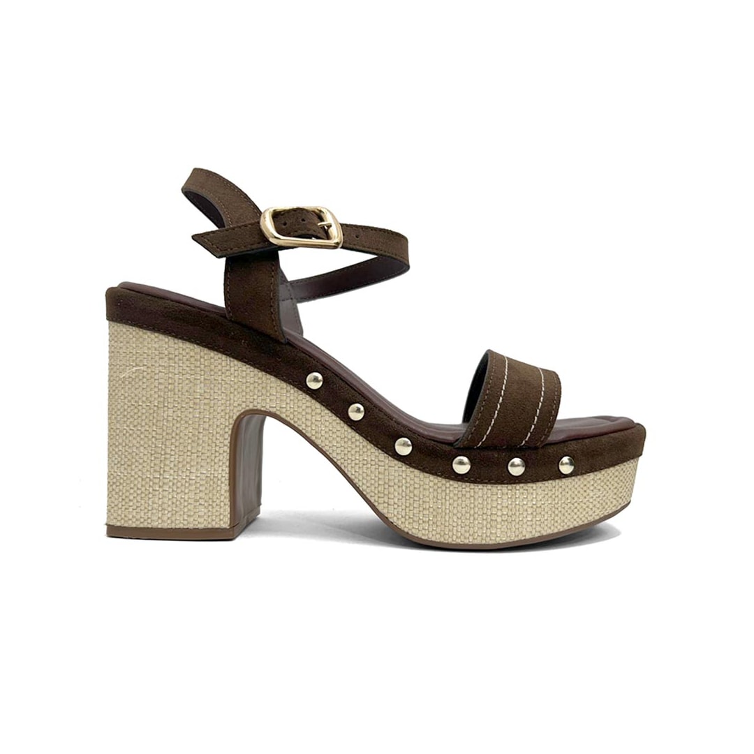 Sandália Bebecê Plataforma T5110-131 Chocolate Sandália Bebecê Plataforma T5110-131 Chocolate