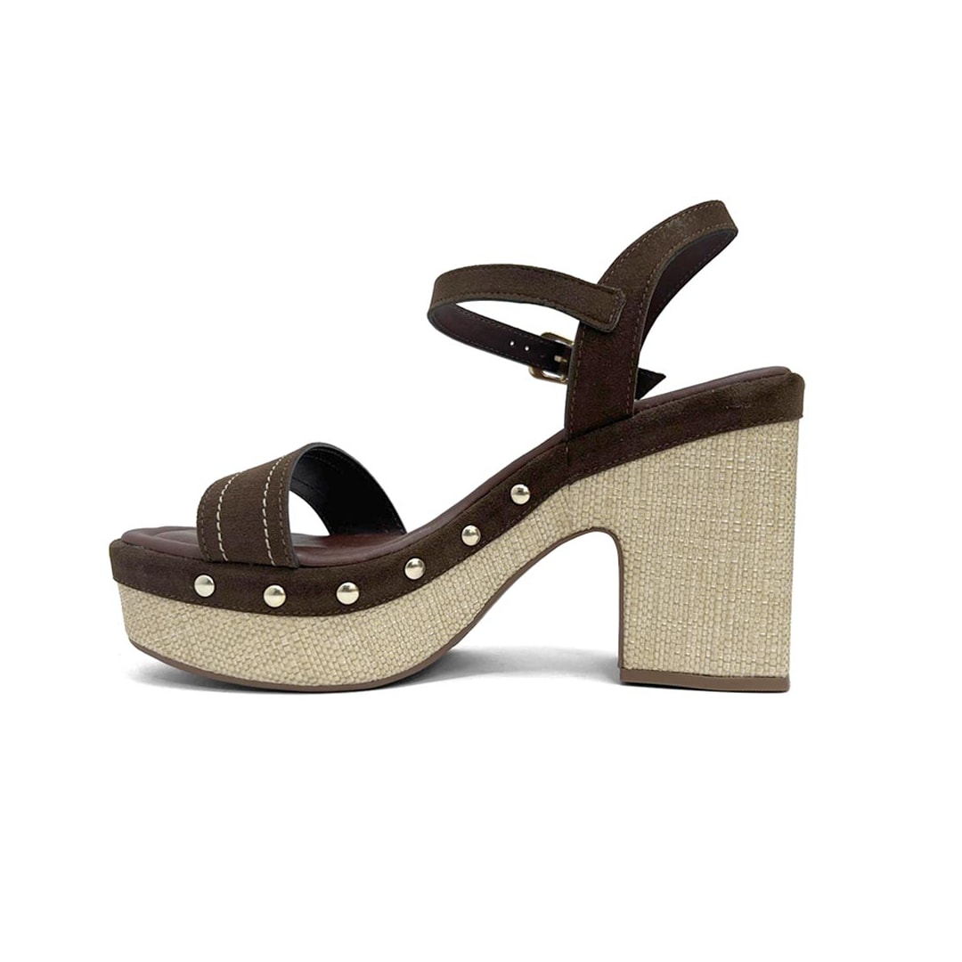 Sandália Bebecê Plataforma T5110-131 Chocolate Sandália Bebecê Plataforma T5110-131 Chocolate