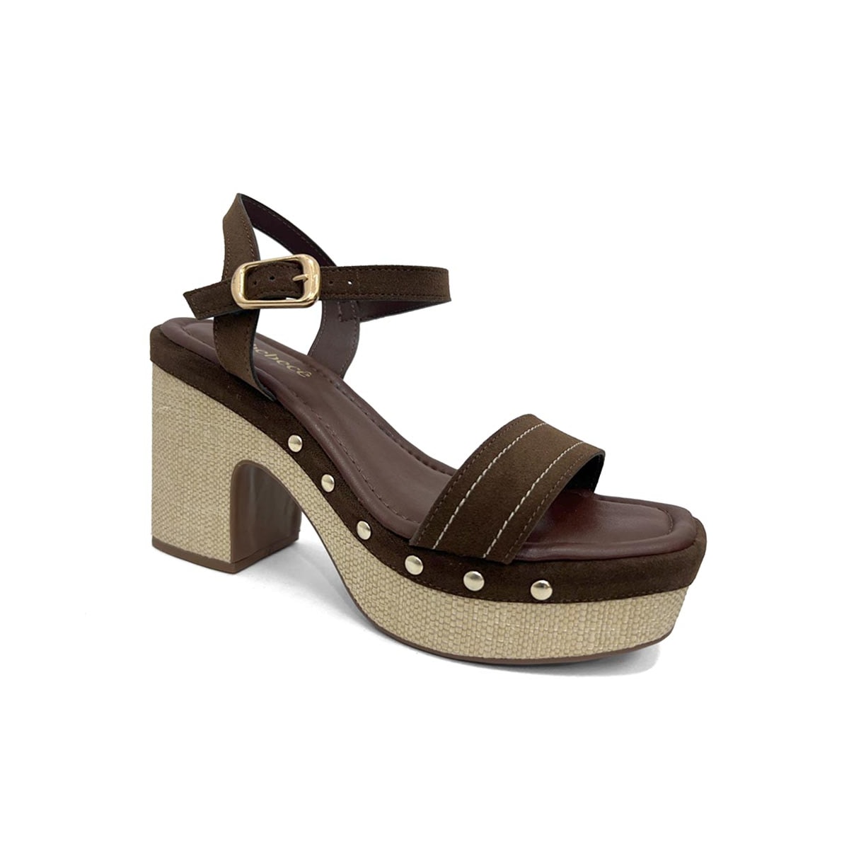 Sandália Bebecê Plataforma T5110-131 Chocolate Sandália Bebecê Plataforma T5110-131 Chocolate