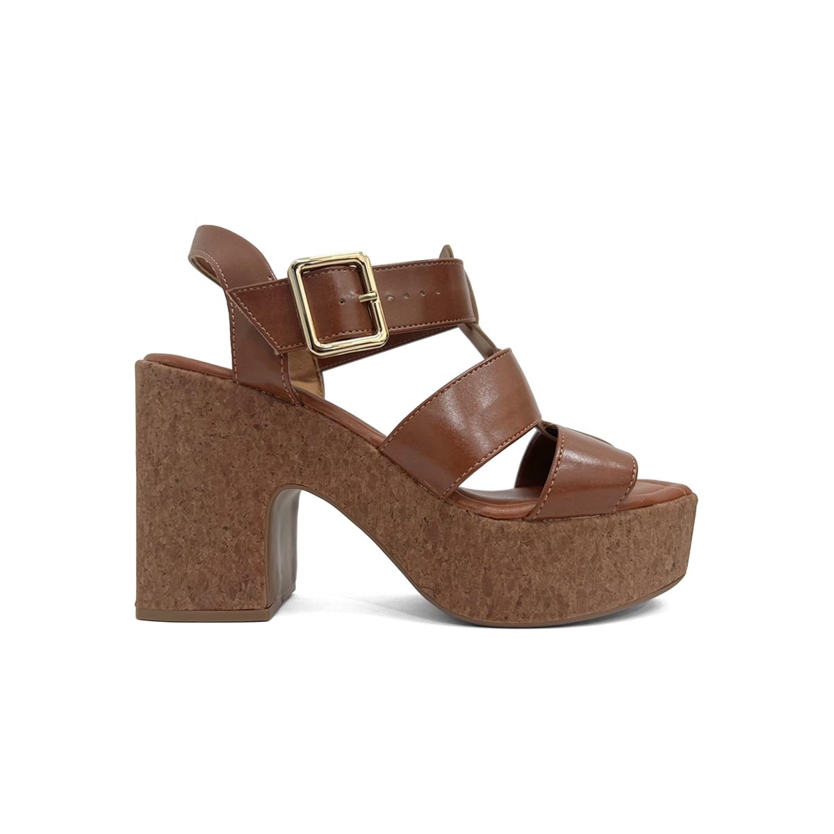 Sandália Bebecê Plataforma T5119-054 Pecan Sandália Bebecê Plataforma T5119-054 Pecan