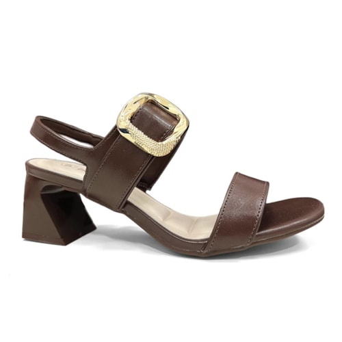Sandália Bebecê Salto Bloco Baixo T5254-064 Expresso