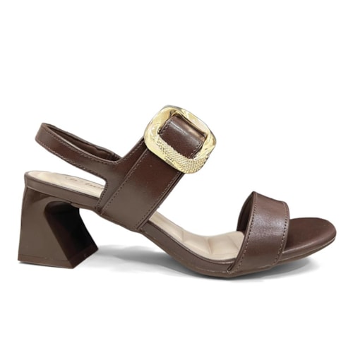 Detalhe - Sandália Bebecê Salto Bloco Baixo T5254-064 Expresso