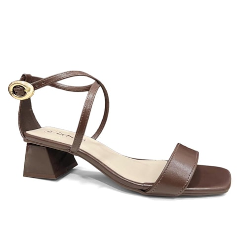 Sandália Bebecê Salto Bloco Baixo T5264-164 Expresso
