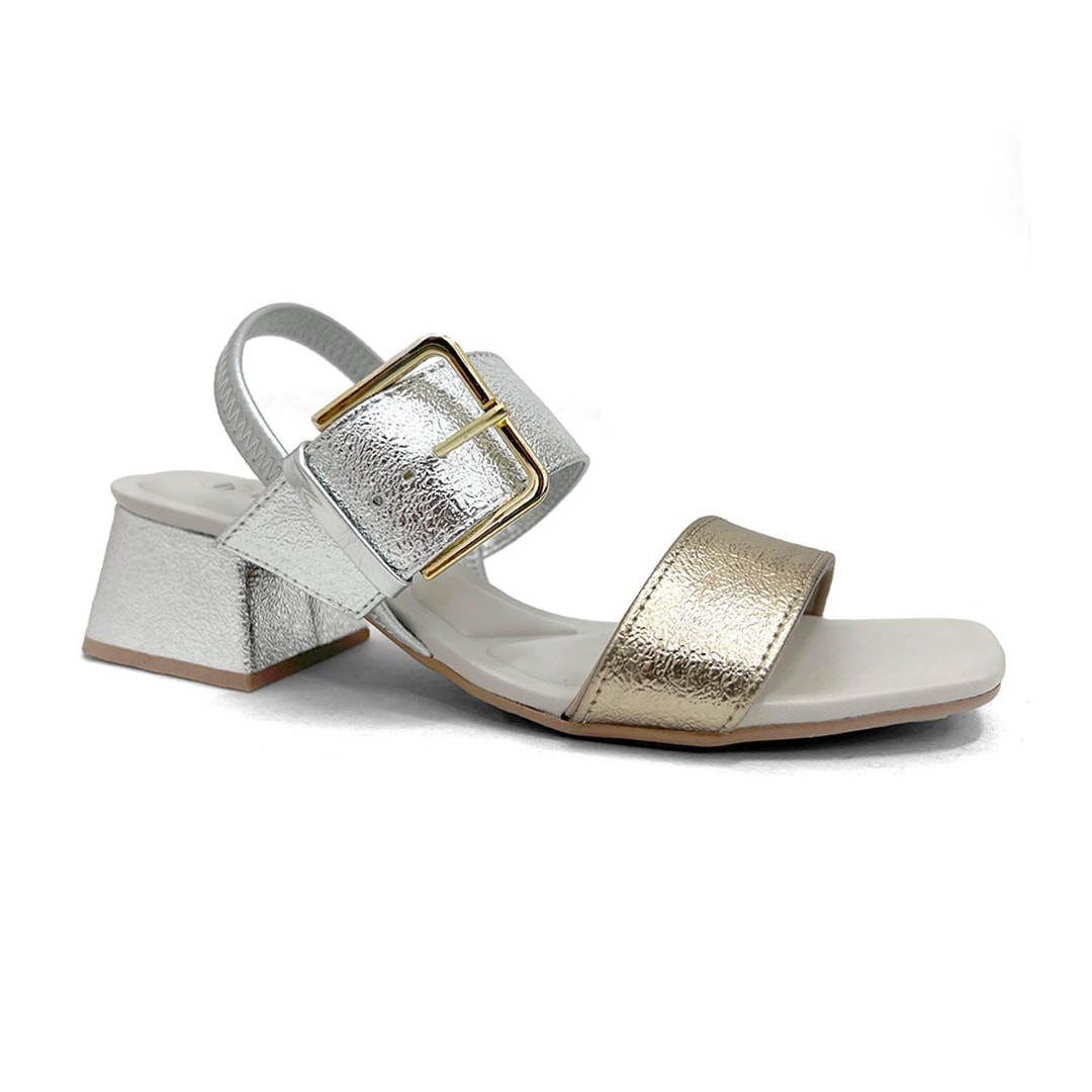 Sandália Bebecê Salto Bloco T5267-408 Dourado Sandália Bebecê Salto Bloco T5267-408 Dourado