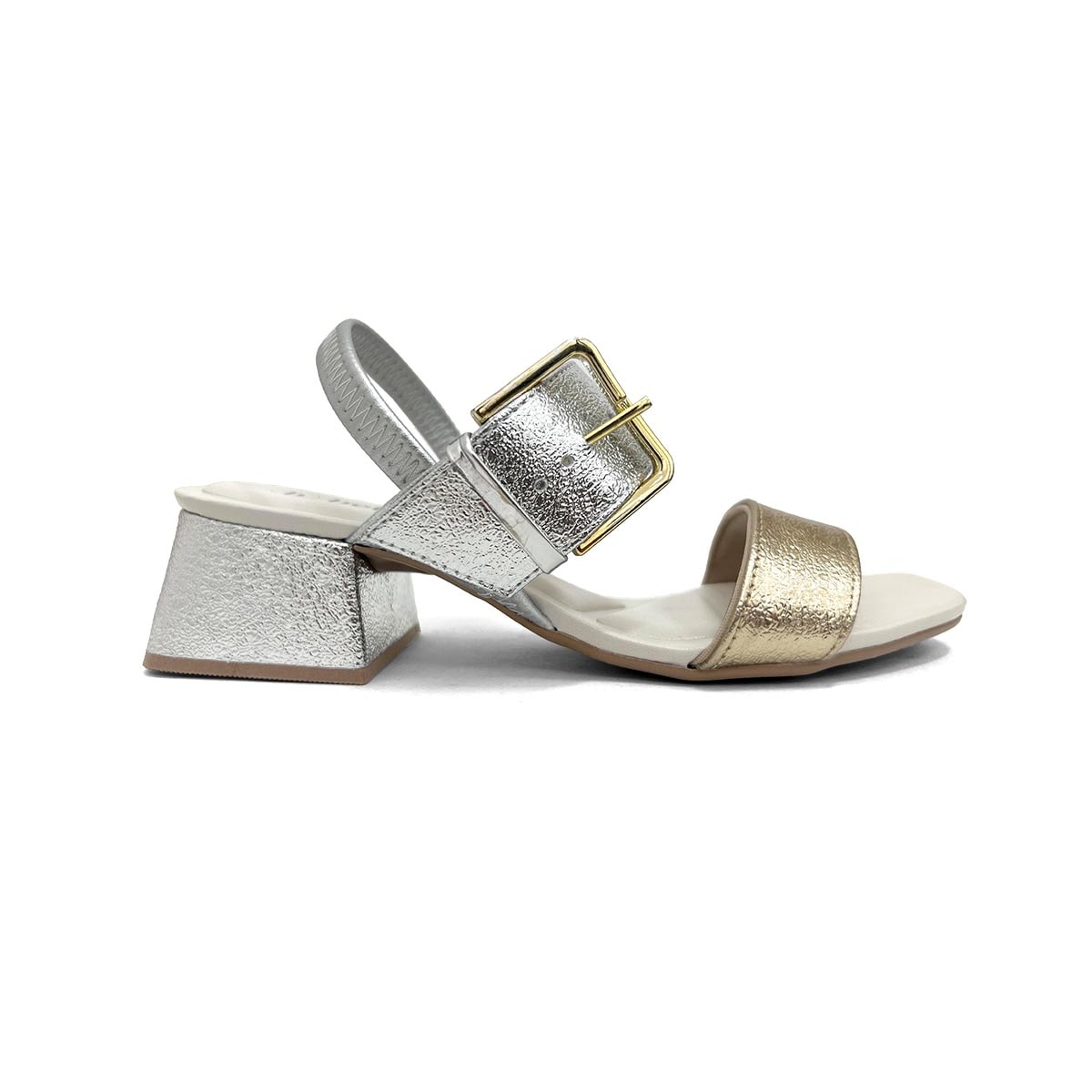 Sandália Bebecê Salto Bloco T5267-408 Dourado Sandália Bebecê Salto Bloco T5267-408 Dourado