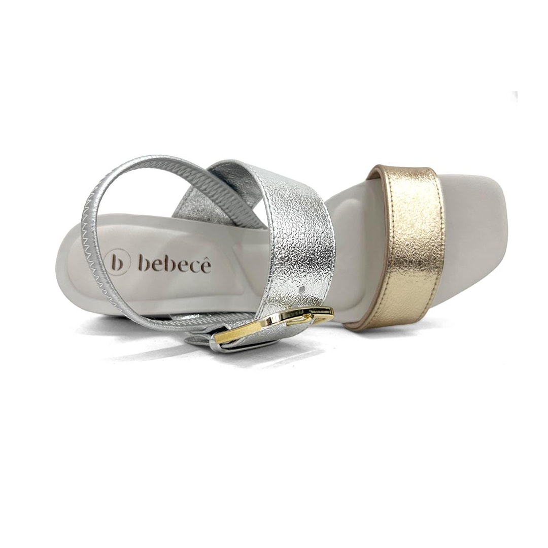 Sandália Bebecê Salto Bloco T5267-408 Dourado Sandália Bebecê Salto Bloco T5267-408 Dourado