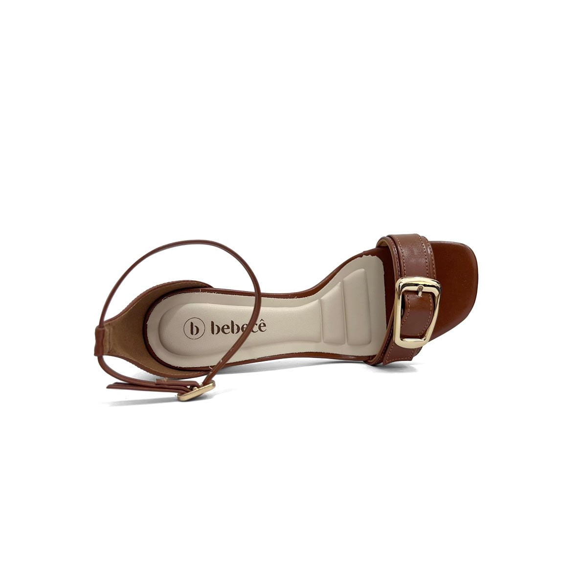 Sandália Bebecê Salto Bloco T6030-125 Pecan Sandália Bebecê Salto Bloco T6030-125 Pecan