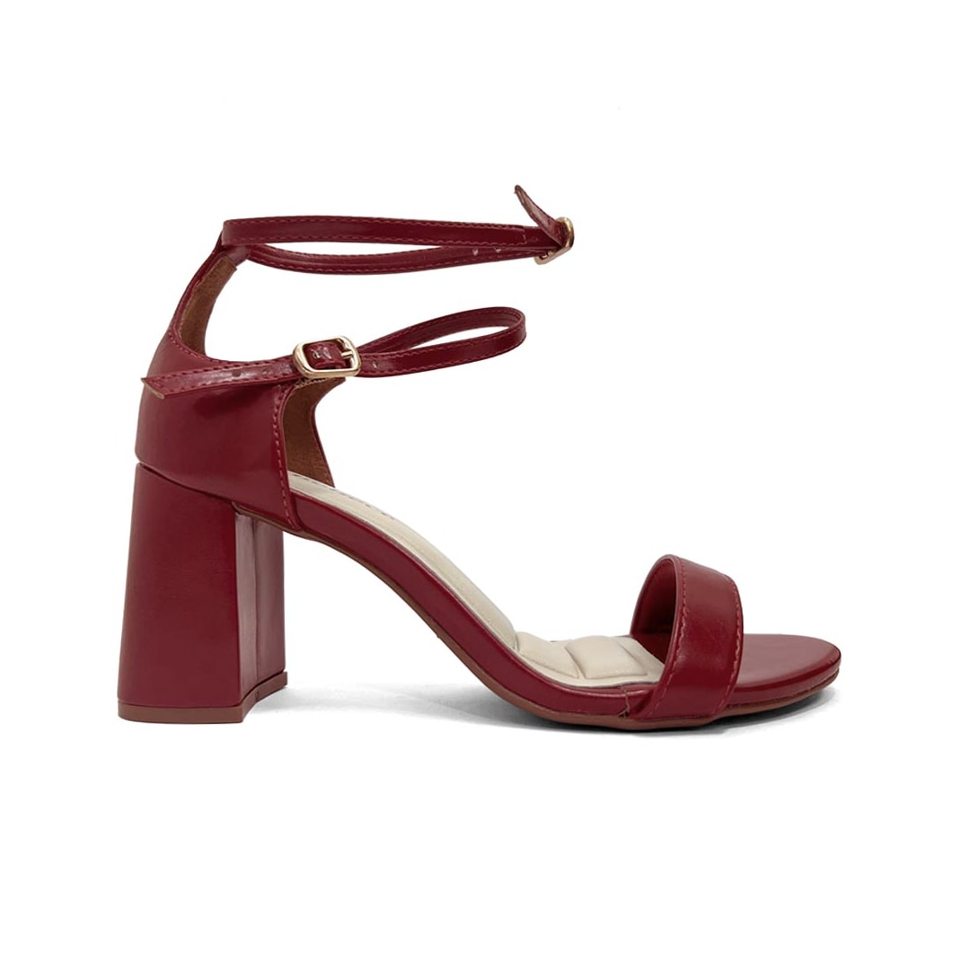 Sandália Bebecê Salto Bloco T6059-499 Scarlet