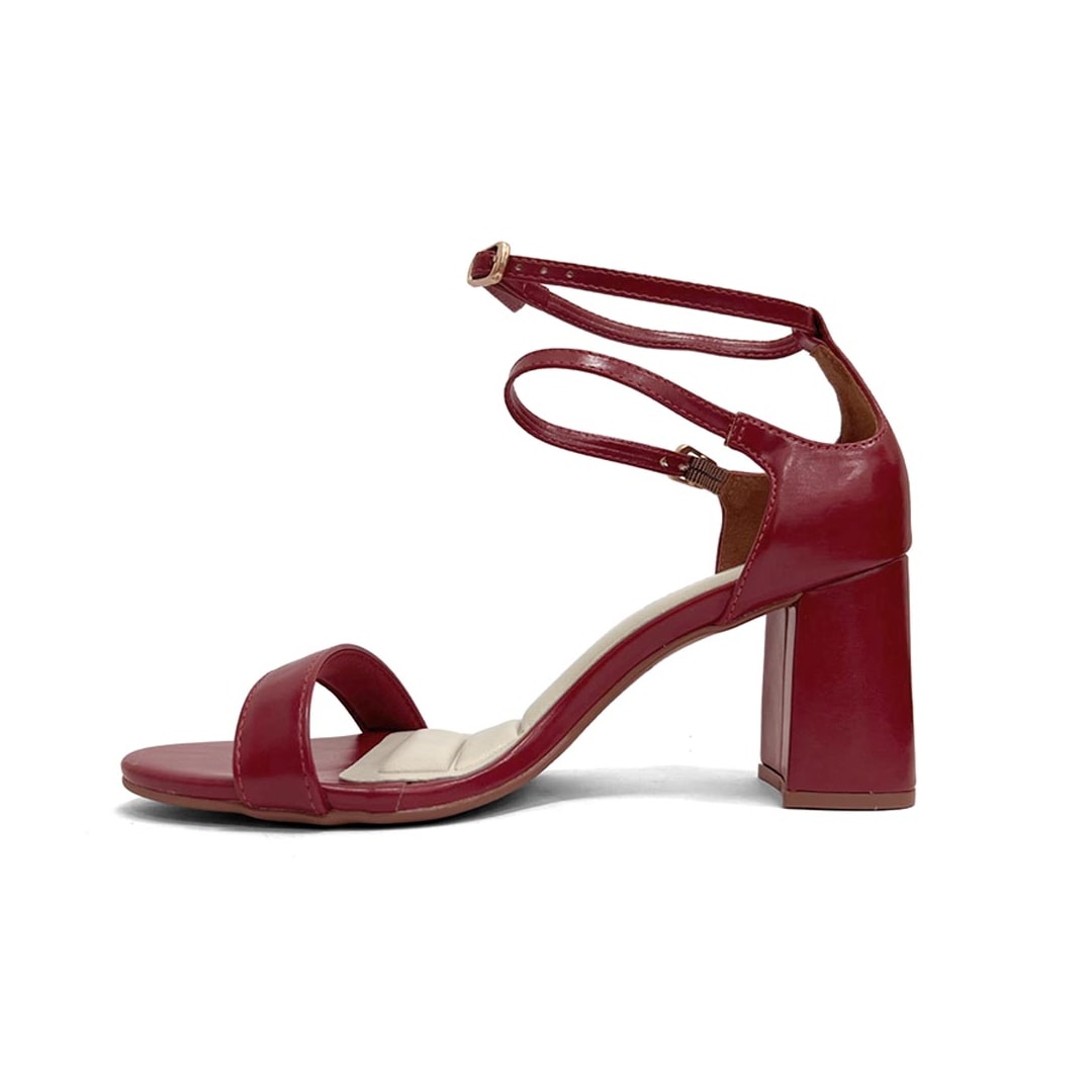 Sandália Bebecê Salto Bloco T6059-499 Scarlet