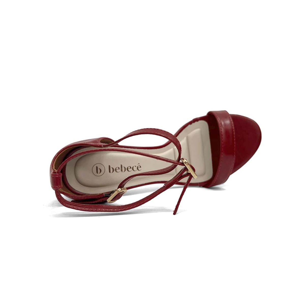 Sandália Bebecê Salto Bloco T6059-499 Scarlet