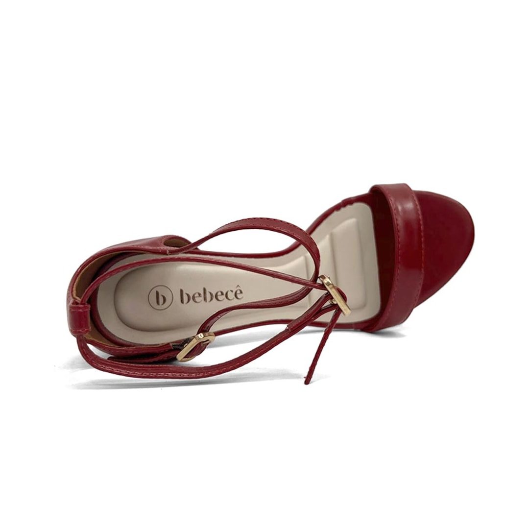 Sandália Bebecê Salto Bloco T6059-499 Scarlet Sandália Bebecê Salto Bloco T6059-499 Scarlet