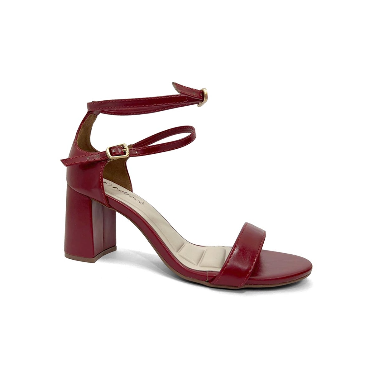 Sandália Bebecê Salto Bloco T6059-499 Scarlet Sandália Bebecê Salto Bloco T6059-499 Scarlet