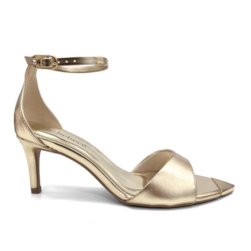 Detalhe - Sandália Bebecê Salto Fino T6002-139 Dourado