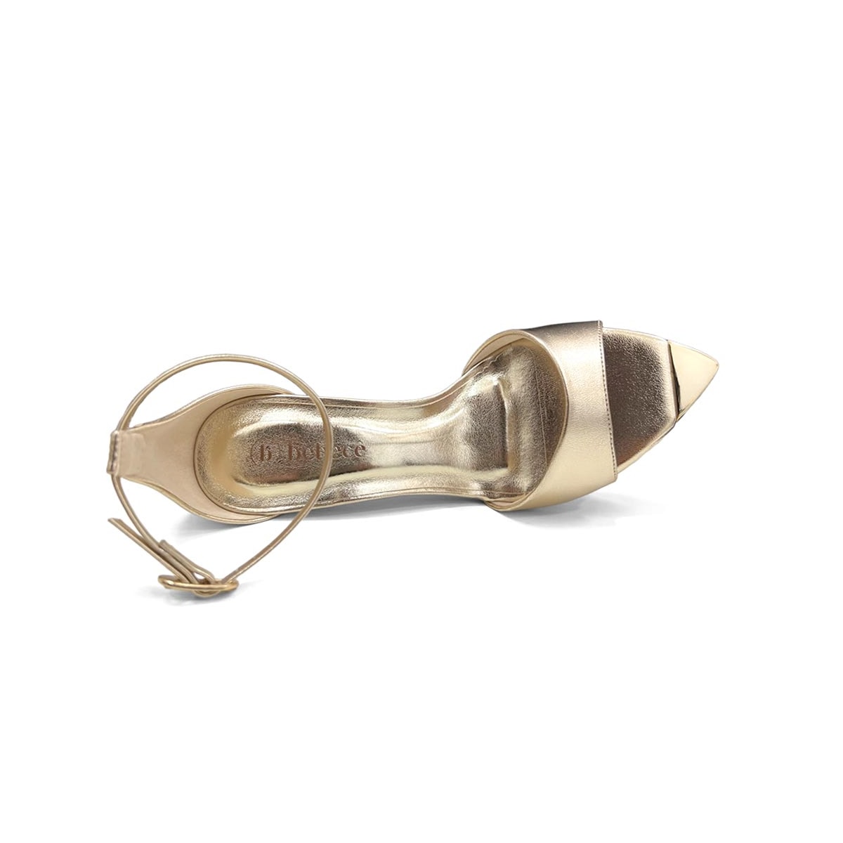Sandália Bebecê Salto Fino T6002-139 Dourado Sandália Bebecê Salto Fino T6002-139 Dourado
