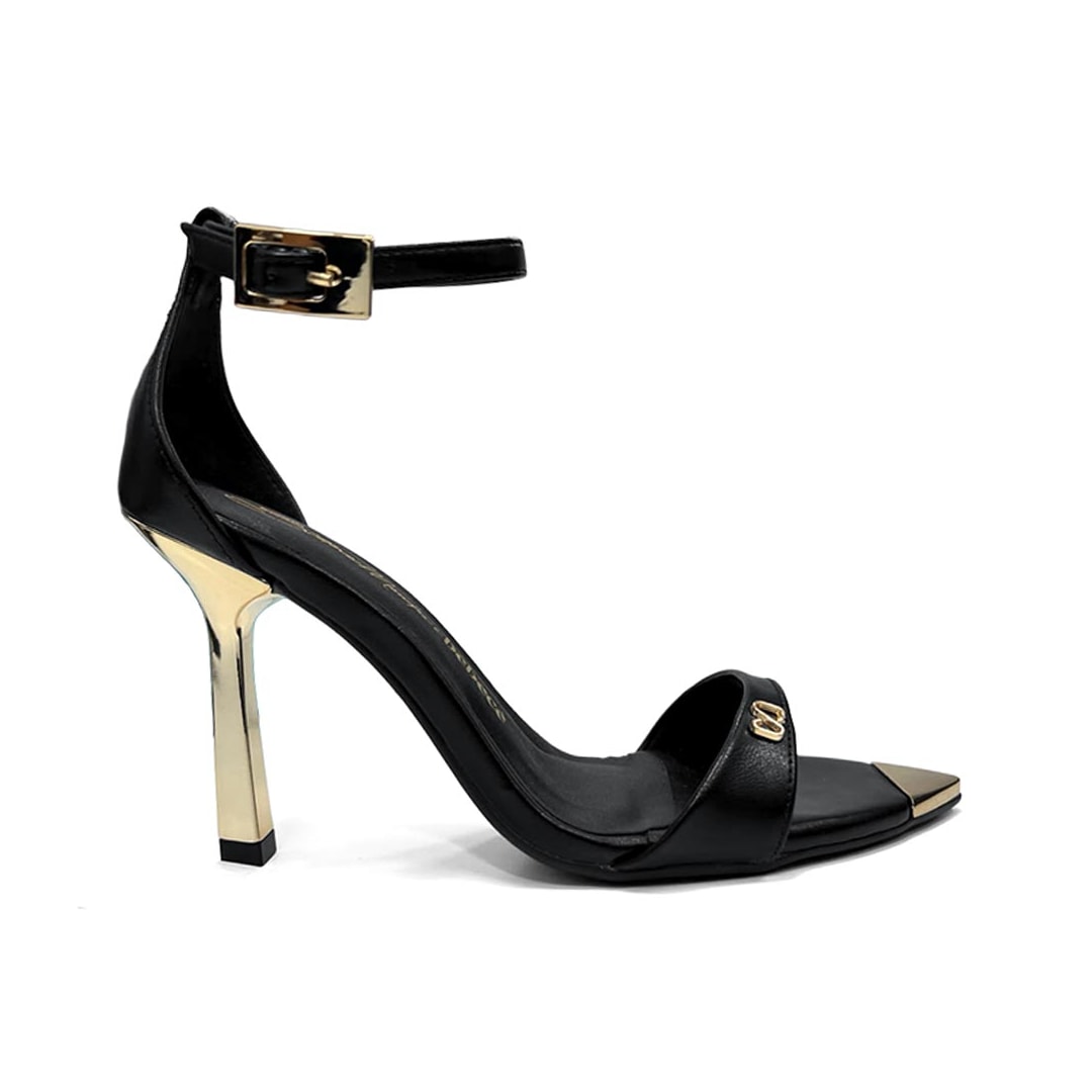 Sandália Bebecê Salto Fino T8653-206 Preto