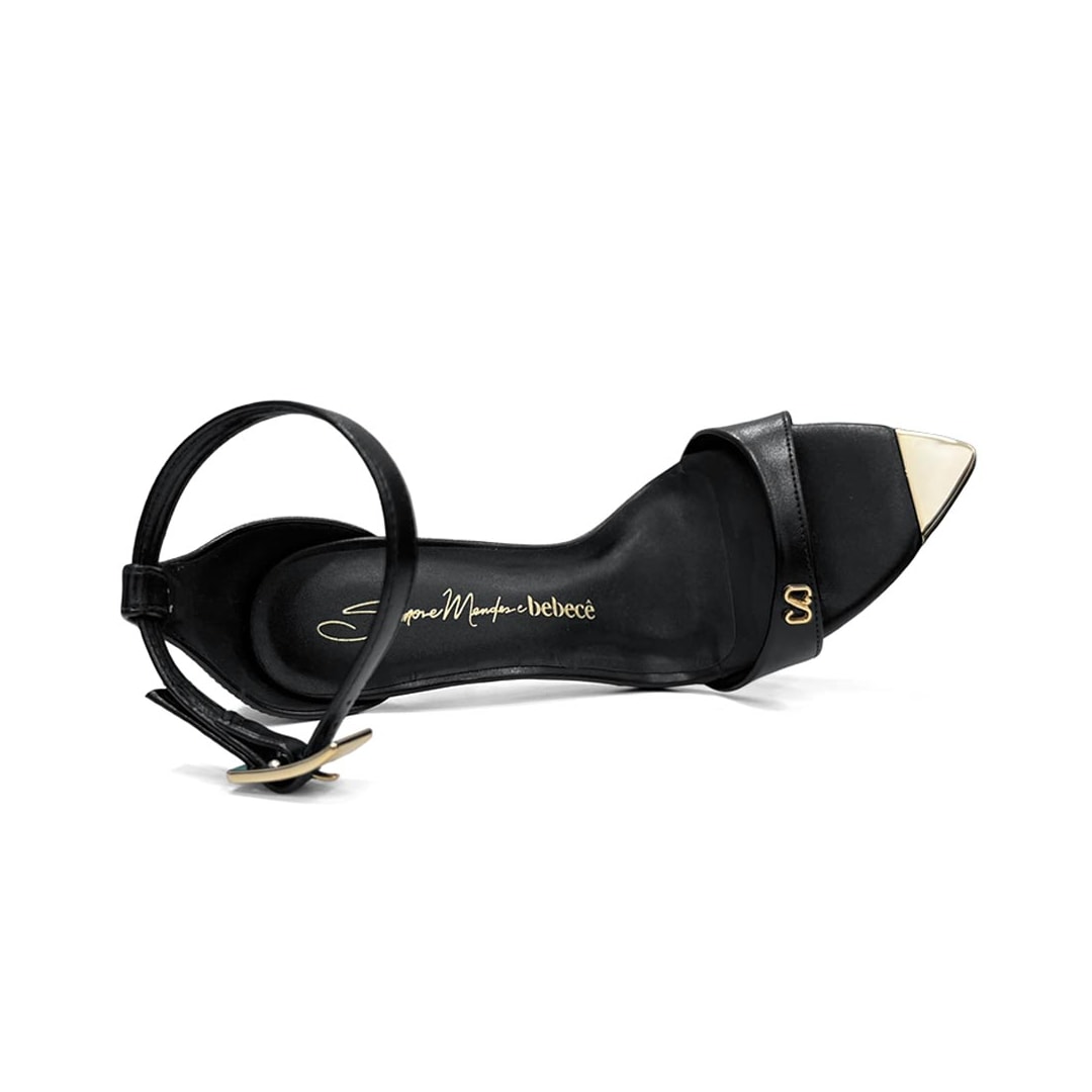 Sandália Bebecê Salto Fino T8653-206 Preto