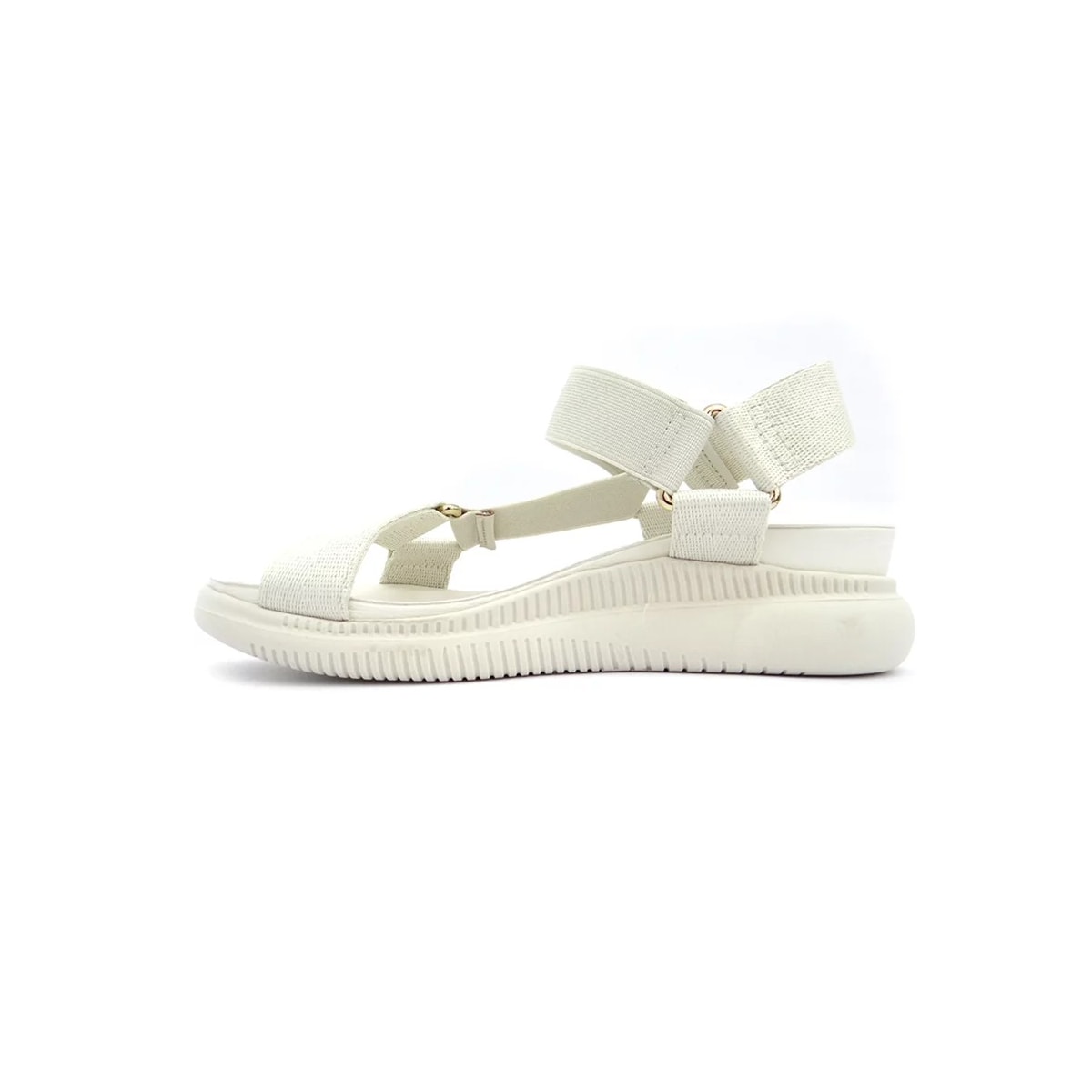 Sandália Beira Rio Feminina Flat Plataforma Ultra Confort 8391.107 Off White Sandália Beira Rio Feminina Flat Plataforma Ultra Confort 8391.107 Off White