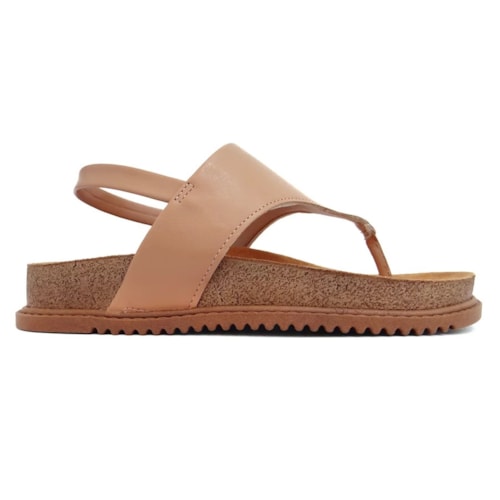 Sandalia Beira Rio Flatform Papete 8524.103 Nude