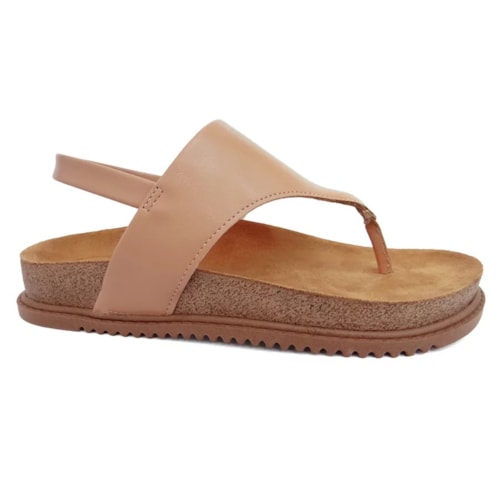 Sandalia Beira Rio Flatform Papete 8524.103 Nude