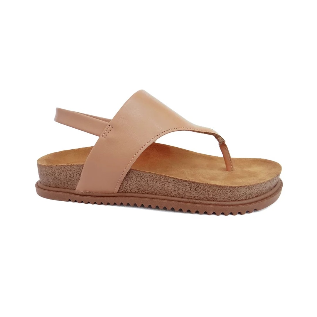 Sandália Beira Rio Flatform Papete 8524.103 Nude