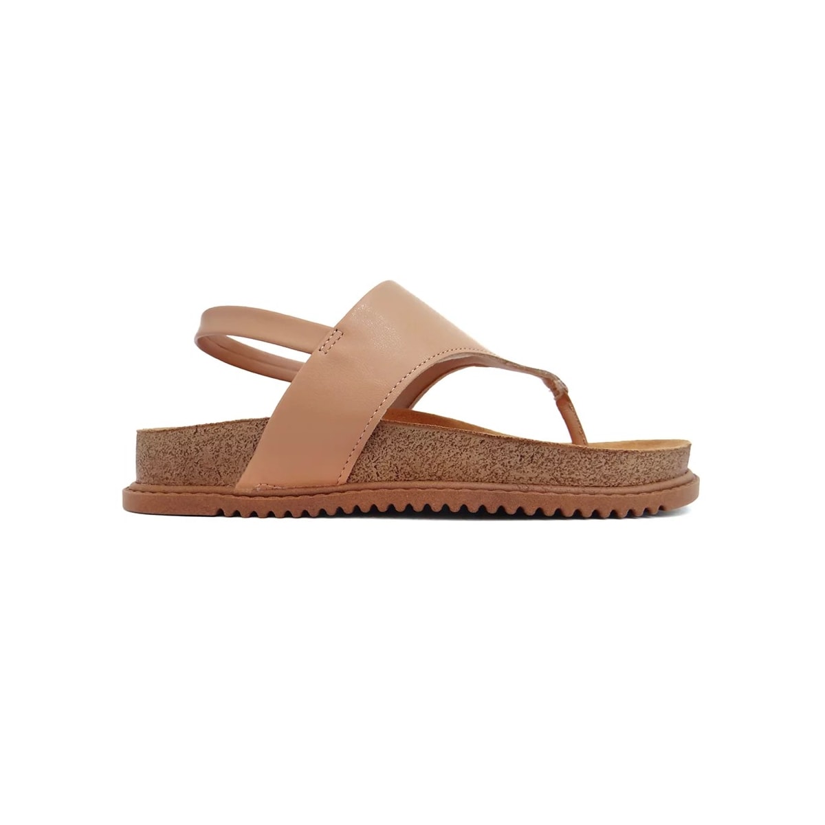 Sandália Beira Rio Flatform Papete 8524.103 Nude Sandália Beira Rio Flatform Papete 8524.103 Nude