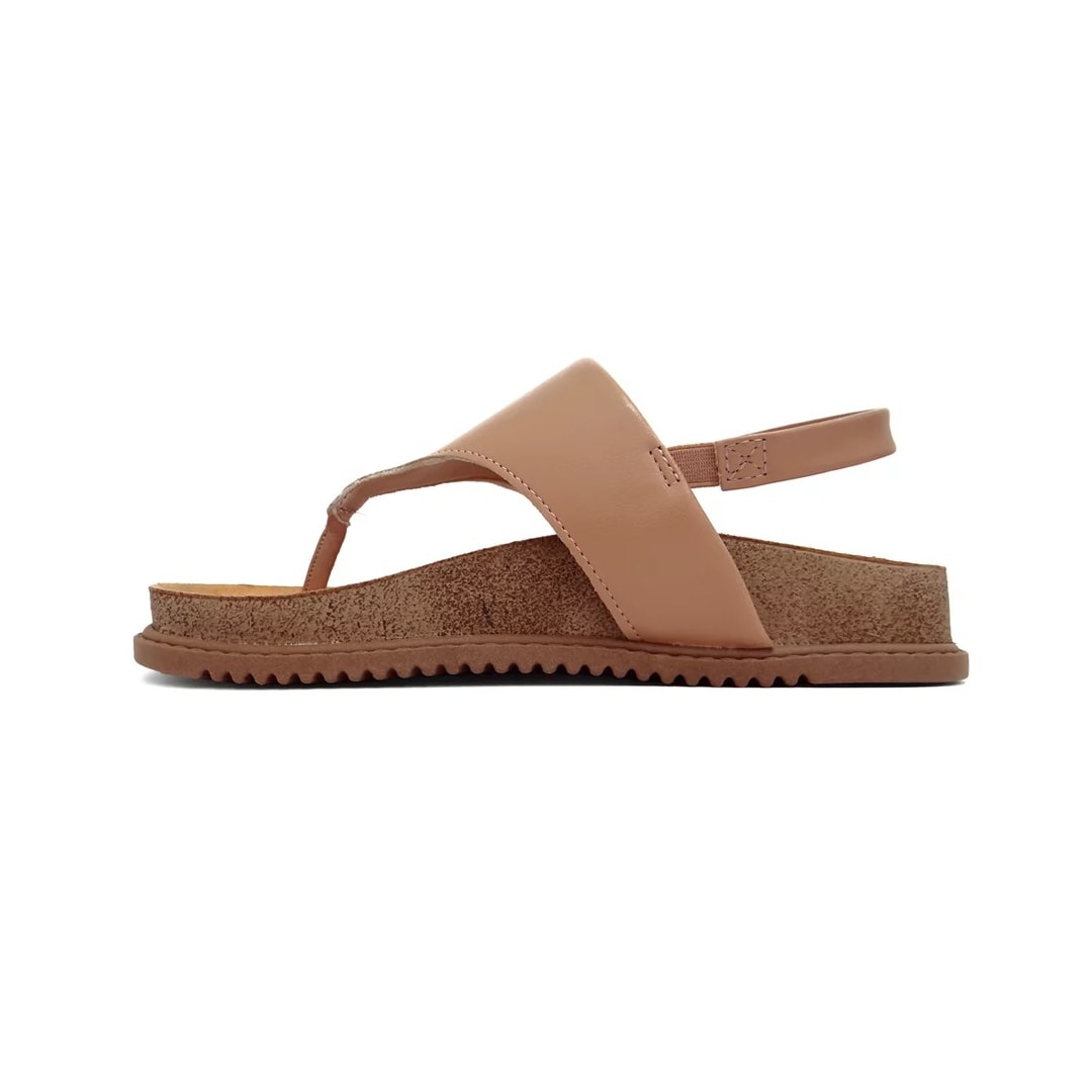 Sandália Beira Rio Flatform Papete 8524.103 Nude