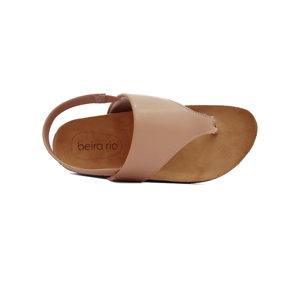 Sandália Beira Rio Flatform Papete 8524.103 Nude Sandália Beira Rio Flatform Papete 8524.103 Nude