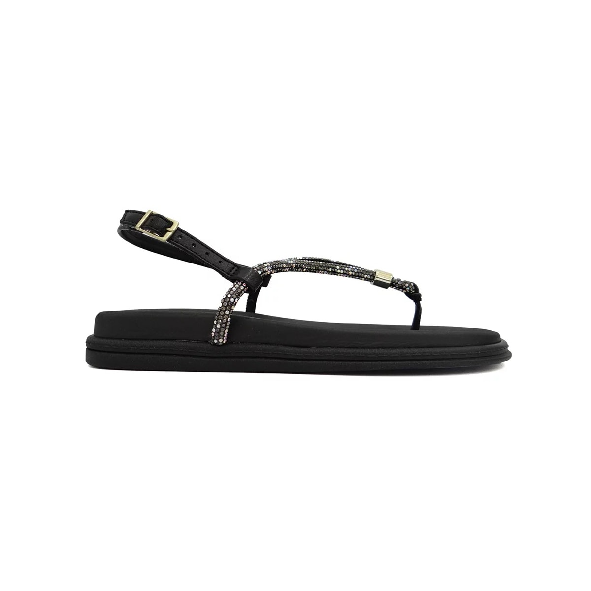 Sandália Beira Rio Papete 8513.109 Preto/Grafite Sandália Beira Rio Papete 8513.109 Preto/Grafite